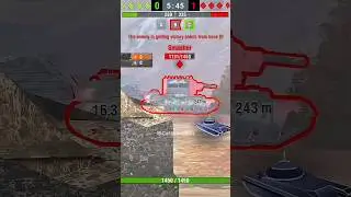 Smasher | 7 Kills, 1vs5 & 4895 DMG | #worldoftanksblitz #wotblitz #wotb #shorts #танки