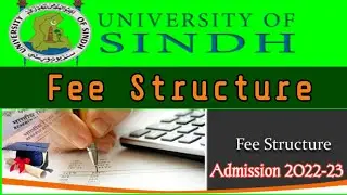 Sindh University Fee Structure | University of Sindh Fee Structure 2022