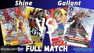 ShineGreymon VS Gallantmon | Digimon Card Game | Special Booster Ver.2.0