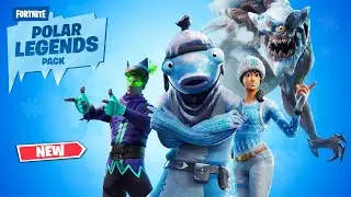 *NEW* FROZEN FISHSTICK SKIN GAMEPLAY (FORTNITE CHAPTER 2 SEASON 2) POLAR LEGENDS SET SHOWCASE