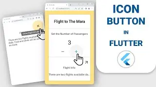 IconButton widget in Flutter - Tutorial with example app