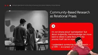 Community based research as relation