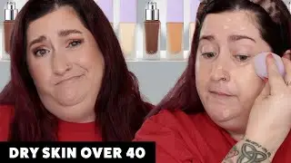 MAKEUP REVOLUTION XX REVOLUTION GLOW SKIN FAUXXDATION | Dry Skin Foundation Review & Wear Test
