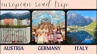 Weekly Vlog: European Road Trip | Germany | Oktoberfest | Austria | The Dolomites | Aviano Air Base