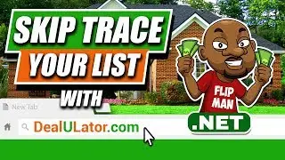 Skip Trace Your List from List Source, Melissa Data, etc and Build a Cash Buyers List for Your Deals