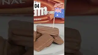 Trying Aussie Food From Down Under! 😋 Iconic Australian Food! #shorts #shortsvideo #shortsfeed