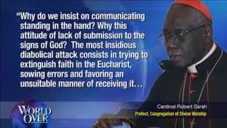 Communion in the hand: a &lsquo;diabolical attack&rsquo; on Eucharist - Cardinal Robert Sarah