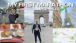 RUNNING THE PARIS MARATHON | My FIRST marathon 🥵
