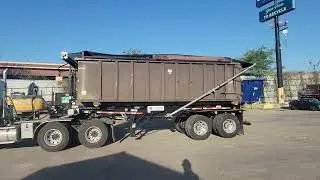 How a Tarping System works on a Roll off Trailer