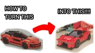 HOW TO MAKE LEGO SET 60448 INTO AN ALTERNATIVE BUILD OF A ELECTRIC SUPERCAR           