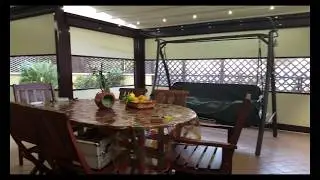 Veranda Ermetica In Cristal Trasparente PVC Oscurante