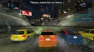 NFS: Underground - Gameplay (60fps 1440p)