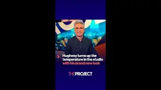 Hughesy turns up the temperature in the studio with his brand new look