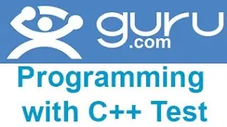 Guru Programming with C++ Exam Answers