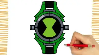 How To Draw OMNITRIX ( STEP BY STEP )