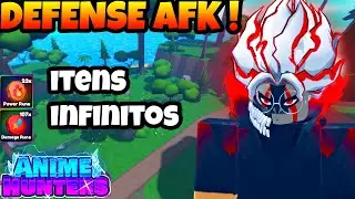 ⚡ MELHOR M&Eacute;TODO para FARMAR DEFENSE AFK no ANIME HUNTERS (PC + Mobile)