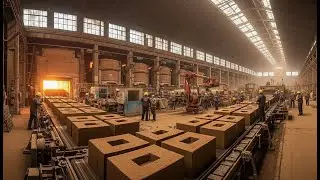 Inside the MASSIVE Brick Factory: How Millions of Bricks Are Made Every Day