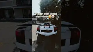 Driving a Gallardo is SO EMBARRASSING 😭