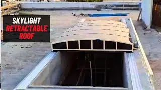 Megavent's Skylight Retractable Roof&ndash; India | Sliding roof