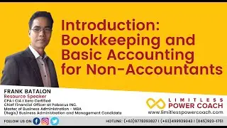 Introduction: Bookkeeping and Basic Accounting for Non-Accountants (Free Webinar via Zoom)