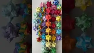 On Fire 🔥 #origami #kusudama #kusudamachain #modularorigami #origamistars #origamiball #unitorigami