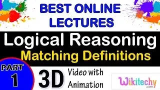 Matching Definitions  -1 UPSC CSAT CAT IBPS SBI RBI PO XAT xmat Pears Test exam preparation