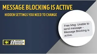 Message Blocking is Active - Hidden Settings You Need to Change.