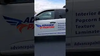 We installed some decals for  Advance Painting and Restoration in Denver,  Colorado l Banners