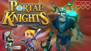 We got destroyed easily by the boss! - Portal Knights best funny moments and epic fails :)