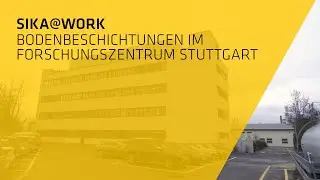 Sika@Work Fußbodenbeschichtung in einem Obergeschoss eines Laborgebäudes