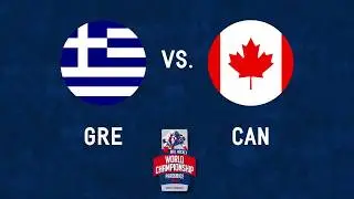 Greece vs Canada SF 2017 World Ball Hockey Championships in Pardubice, Czech Republic