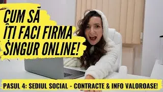 4. Sediu social SRL: &Icirc;nchiriere | Comodat | Sediu virtual | &Icirc;nființare firmă online 2020(TOȚI pașii)
