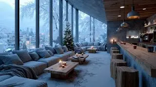 Cozy Winter Window ~ Rainy Night Ambiance for Deep Sleep & Relaxation 2026