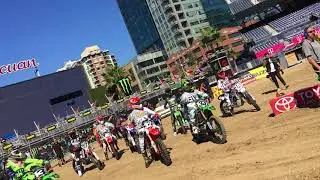 Ground level with Speed Society for 2018 Monster Energy AMA Supercross practice in San Diego