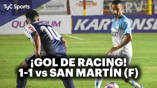 &iexcl;GOL DE RACING! 1-1 vs SAN MART&Iacute;N (F)| COPA ARGENTINA | Gol de Opazo