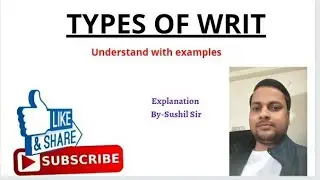 WRIT UNDERSTAND BY STORY WITH EXAMPLES l EKLAVYA GS WORLD FORBESGANJ l