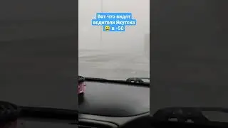 Что видят водители Якутска в -51 😄🙈🥶 #cold #frozen #yakutia #дубак #зима #якутск #shorts #yakutsk