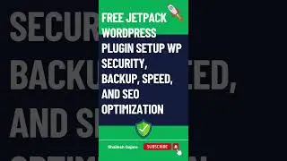 Free Jetpack WordPress Plugin Tutorial #shorts
