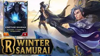 Winter Samurai - Master Yi & Ashe Deck - Legends of Runeterra Awakening Gameplay