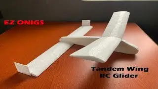 TANDEM WING RC GLIDER - GLIDE TEST