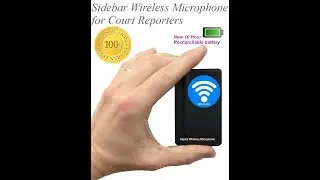 Court Reporter Wireless Microphone