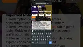 NEW FFPL REEDEM CODE 500k live watching rewards