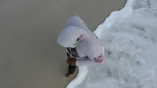 Overweight Cameraman Running For His Life!!!