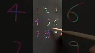 Magic drawing with numbers 🔢😍#art #drawing #shorts