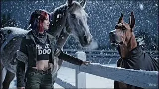The Harleyverse movie... Heading to the horse barn...