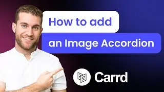 How to add an Image Accordion to Carrd