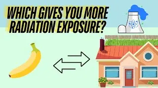 Banana vs living next to nuclear plant: Which gives you more radiation?