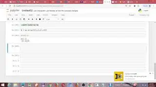 Create a matrix using python