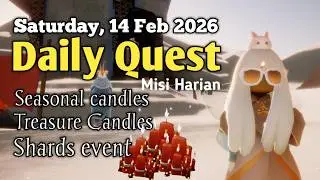 Sky Daily Quest today - Valley of Triumph 14 feb 2026 | Sky Children of the Light | Sandwichies Ch