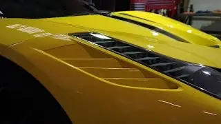 Ferrari black light wet mirror finish for TopGear Live Perth